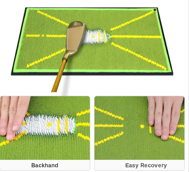 Golf Training Mat for Swing Detection